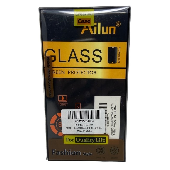 iPhone Glass Screen Protector Ailun iPhone 6/6s/7/8plus 3pcs. NEW - Picture 3 of 3